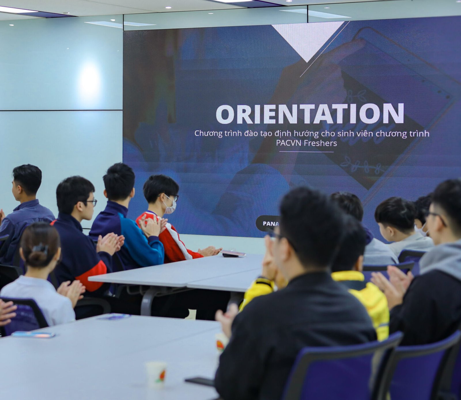 Professional man standing